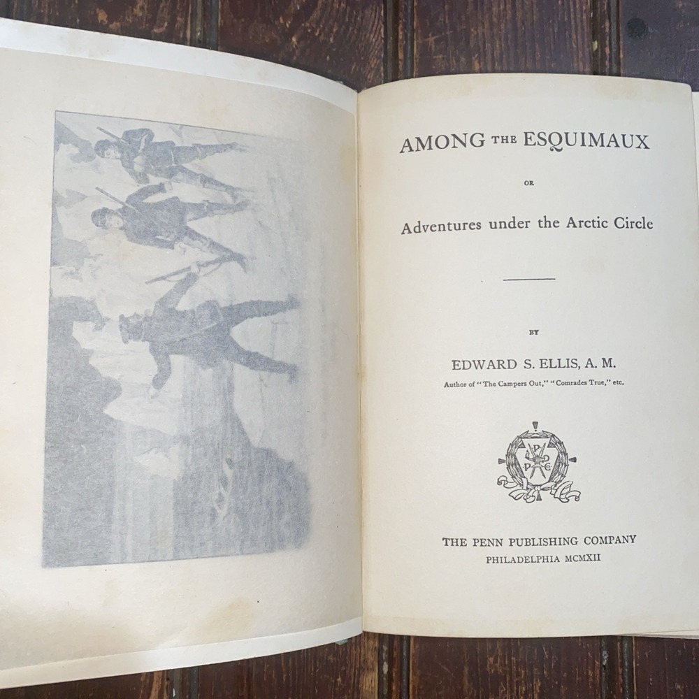 Among the Esquimaux by Edward S. Ellis (1912, HC) Eskimo Indigenous Rare Book - Picture 5 of 16